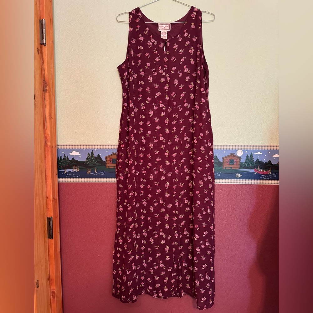 April Cornell floral dress vintage new with tags